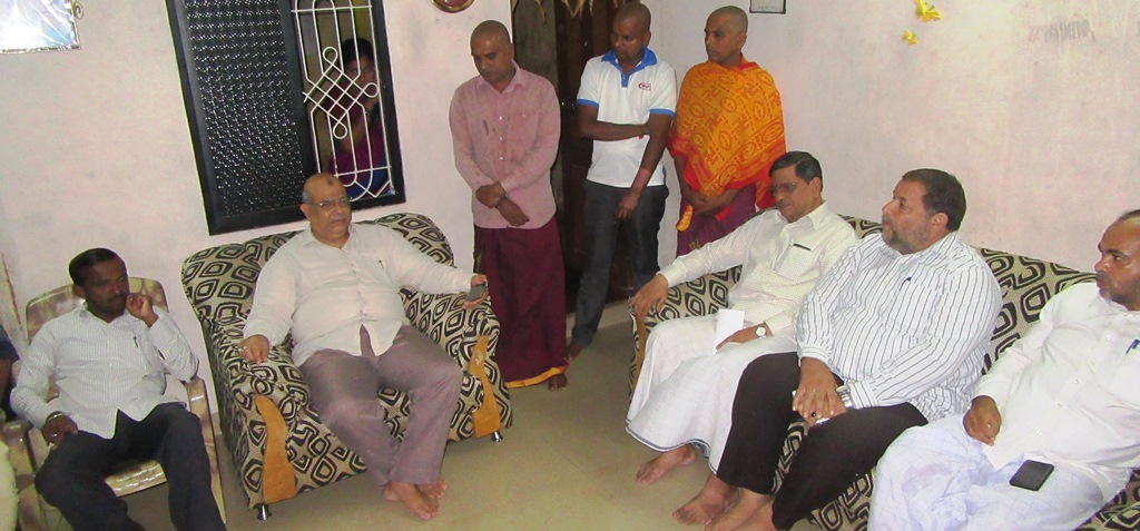 ರಾಮಚಂದ್ರ ನಾಯ್ಕ ಮನೆಗೆ ಭೇಟಿ ನೀಡಿದ ತಂಝೀಮ್ ನಿಯೋಗ